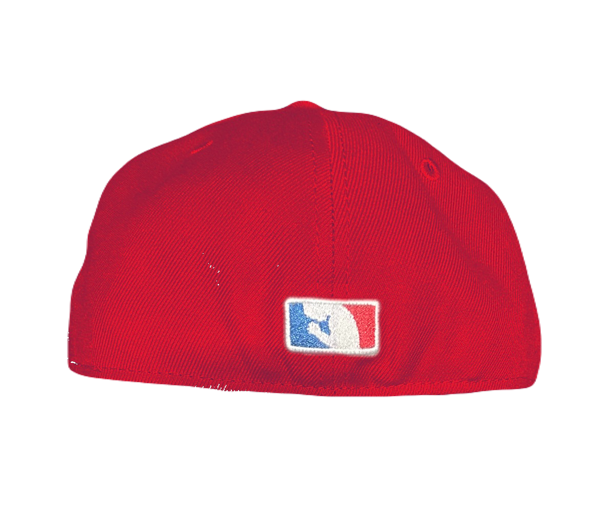 CLASSIC LOGO FITTED HAT (RED)
